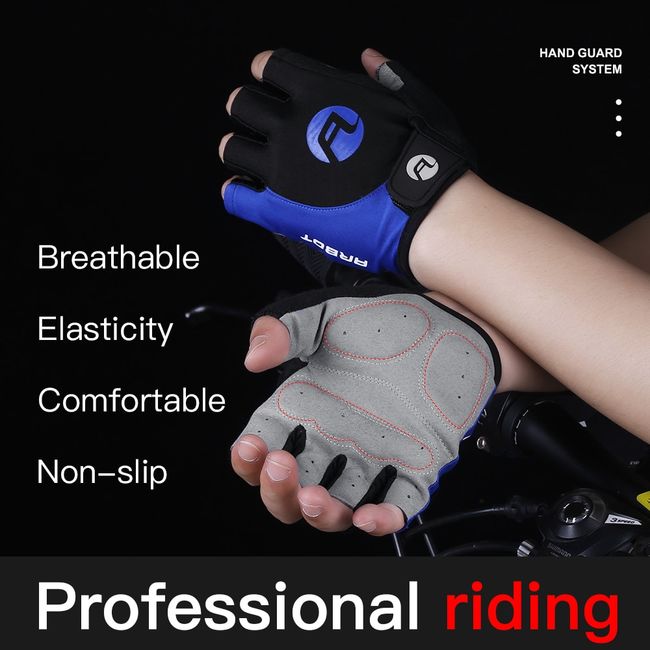 Polyester Anti Slip Half Finger Gloves 1 Pair Sports Gloves Anti