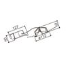 Panasonic LSEB5417LE1 LED Recessed Ceiling Downlight, 60 Shape Diffuse, Warm White