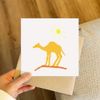 'Camel adventures ' Blank Greeting Card (GC00051909)