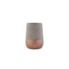 Axentia Concrete Toothbrush Holder, Grey, Rose Gold
