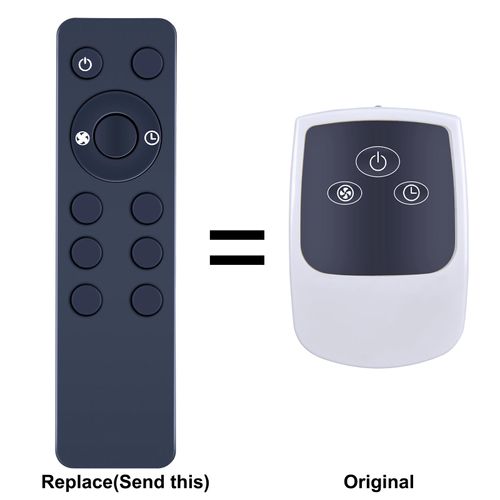 ZWP Replacement Remote Control for Lasko Cyclone Pedestal Upright Fan 2033654B 2033654 1843 1844 2546 3540 3542 S18625 S18924 2740 2744 3440 A20561 A20700 1646 1850 1854 1880 1885