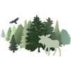 CafePress Moose In The Forest Mugs 20 oz Ceramic Coffee Mega Mug