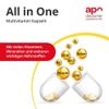 apodiscounter Multivitamin All In One Capsules (1 x 90 Pieces) - Multivitamin Capsules with All A-Z Vitamins - High-Quality Multivitamin Preparation