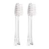 IONPA Antibacterial Extra Fine Bristles Regular Replacement Brush, 2P (White/White)