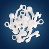 SDMAX Curtain Glider Hooks, Gliders, Plastic Hooks, Sliders, Essentials - Sturdy & Durable, White (240 Pcs)