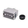 Edelbrock 4204 Elite Series Push-In Rectangular Breather, Aluminum