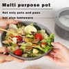 Gray Non Stick Pot and Pan Set with Removable Handle, Ceramic Cookware Set Detac