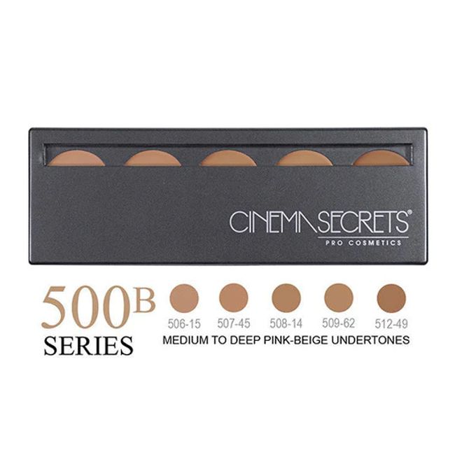 Cinema Secret Pro Ultimate Foundation 5-IN-1 PRO Palette 500B series NIB 73-HU27