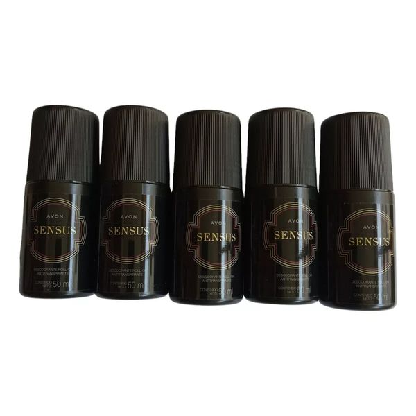 Sensus Roll-on Deodorant Antiperspirant DE AVON for Men 50ml SET DE 5 PIEZAS