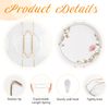 Plate Hangers for Wall for 8-10 inch, 4 Pack, Gold