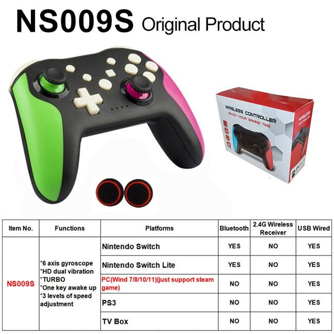 2.4g Wireless Bluetooth Controller Nintendo Switch - 2pcs