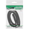 InLine 18895I Handset Spiral Cable RJ10 Male / Male Black Max. 4 m
