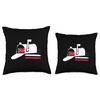 Mail Carrier Mailbox USA Flag Patriotic Gift Throw Pillow