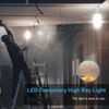 125Watt LED Temporary Construction Lighting Portable Job Site Work Light 5000K 