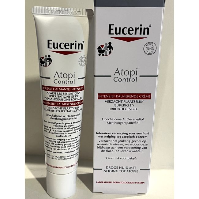 Eucerin Atopi Control Intensive Calming Cream 40ml Exp 07/2025 New