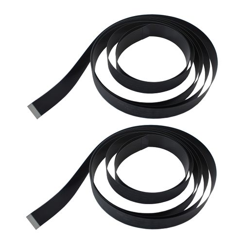 A1 FFCs - Long Flex Cable for Raspberry Pi Camera - Black 2m / 6.56ft (2 Pack)