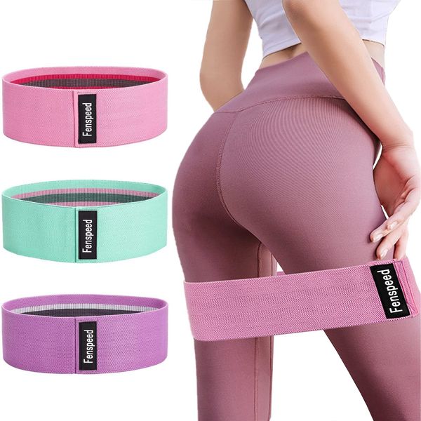 Exercise Bands, Resistance Bands, Set of 3, 60 LB, 90 LB, 120 LB, Set of 3, Non-Slip, Fabric Buttocks, Muscle Training, Portable, Home Training, Japanese Instruction Manual (English Language Not Guaranteed), Storage Bag Included, Unisex