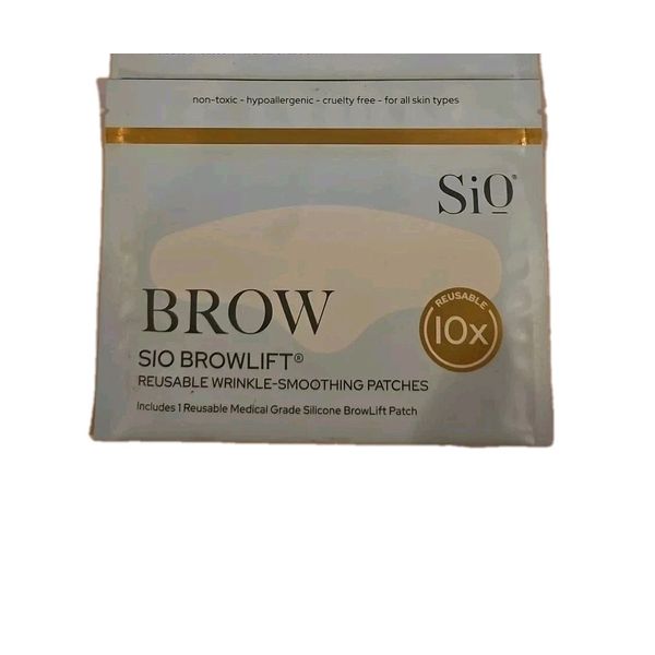 SiO~BROW BrowLift Forehead Reusable Wrinkle-Smoothing Patch, Exp: 5/26~SEALED