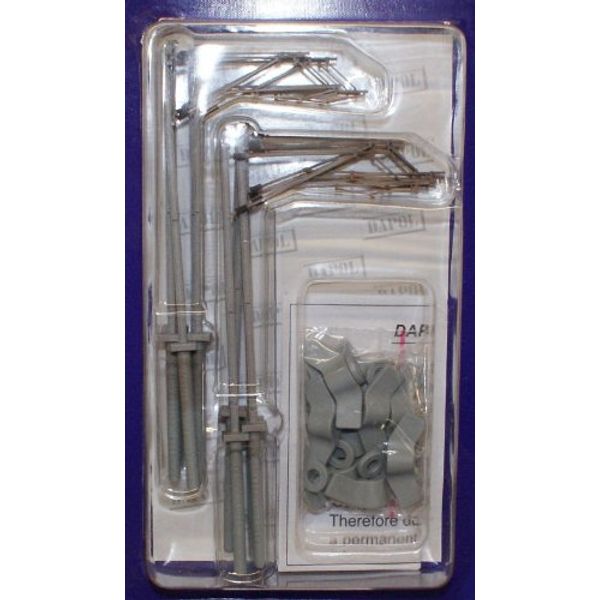 Dapol Single Track Catenary Mast (10) N Gauge DANCAT1