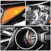 For 2013-2015 Chevy Chevrolet Malibu Black Projector Headlights Left Right Pair