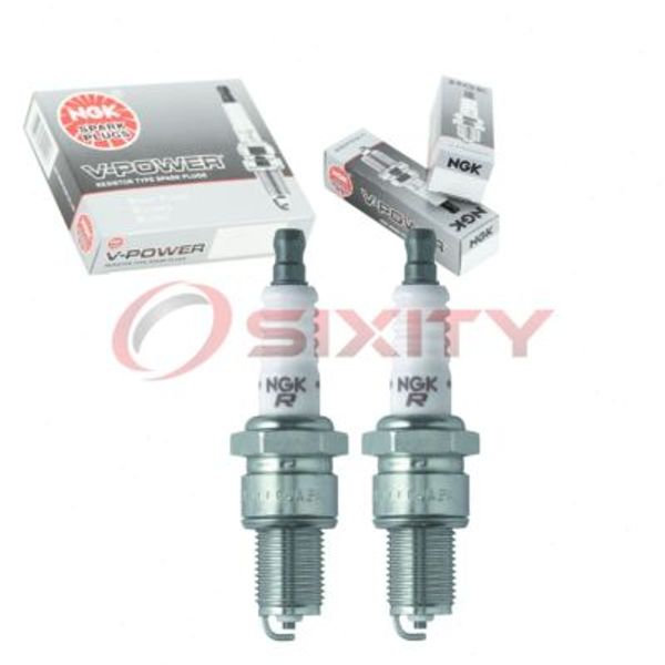 2 pc NGK 3432 BPR4EY V-Power Spark Plugs for W14EXR-U11 W14EXR-U W14EX-U11 os