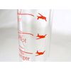 Pilots Passenger Plane Shot Glass (Glass, Cups,) Red