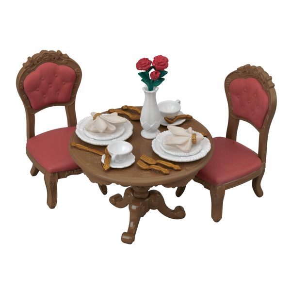 Calico Critters, Town Series, Furniture Sets, Doll House Furniture, Calico Critters Chic Dining Table Set