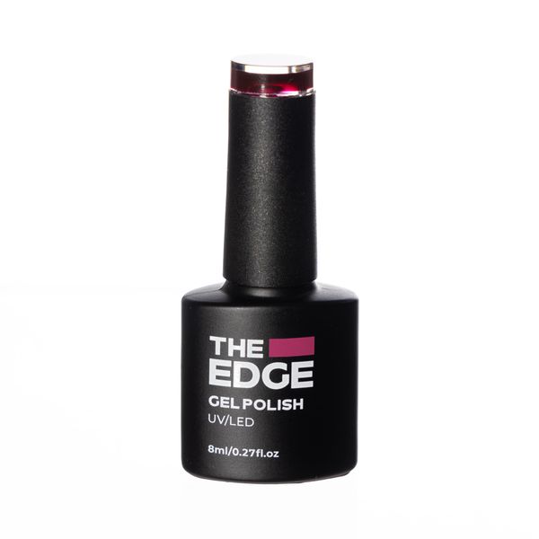 THE EDGE Gel Nail Polish 8ml - The Mulberry - UV/LED Manicure/Pedicure for Salon & Home Use, Highly Pigmented/Long Lasting/2-Coat Coverage