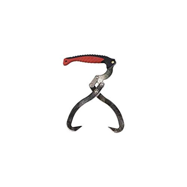 Manual Log Tong: 8" Jaw, TPR Handle