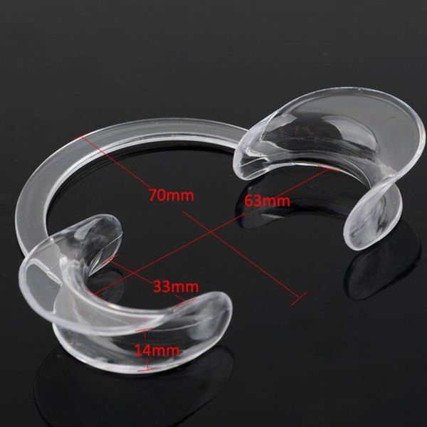 Teeth Whitening Machine Dental Cheek Retractor Shape Intraoral Cheek Lip Opener Orthodontic Mouth Opener, Partner, 1pc Clear Small, 1PC Clear Small