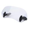 Universal Motorcycle Windshield, Motorbikes Deflector Wind Deflector Windshield Adjustable Windscreen Windshield Spoiler Air Deflector (Transparent)