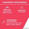 Frigidaire 297370604 User Control and Display Board for Freezers, White