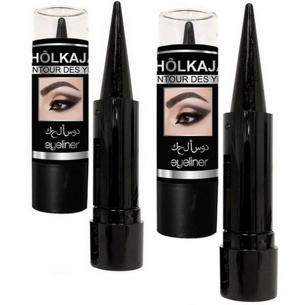 Generico Set of 2 Intense Black Kajal Charcoal Eyeliner