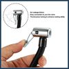 INFINAUTO 2pcs 32" Lock Air Chuck without Air Release Valve Thread Black Stylish Design