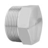Joywayus Soild Stainless Steel Outer Head Hex Thread Socket Pipe Plug Fitting 1-1/2" NPT Male