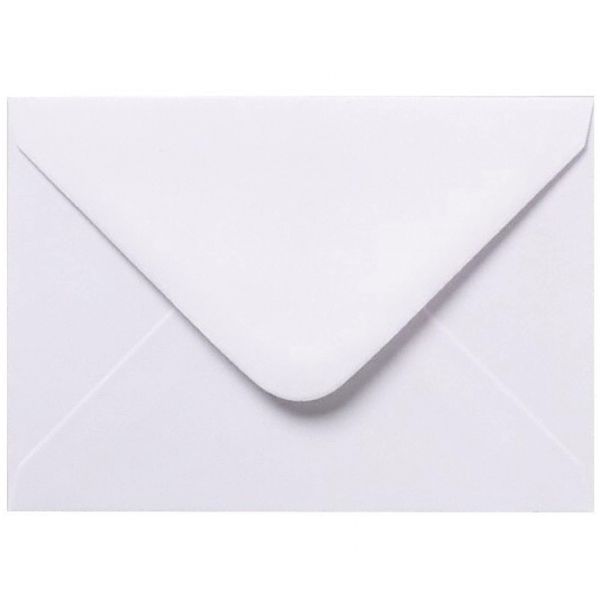 25 Pack C7/A7 White Envelopes 82mm x 113mm Gummed
