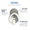 COMPLY SoftConnect for Airpods, Grey, Medium