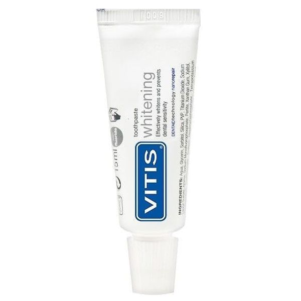 Vitis WHITENING Toothpaste 15ML Small MINI Travel Size Tube