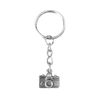 Camera Photography Silver Miniature Charm Keyring Keychain