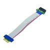 CY PCI-E Express 1X Slot Riser Card Extender Extension Ribbon Flex Relocate Cable 20cm