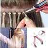 Vlasy 1PCS Mini Pliers for Hair Extensions Apply&Remove 3 Holes Pliers Pink Color Stainless Steel Rust Free