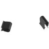 Edge® 2019-2024 Molded Splash Guards Rear Mud Protector Flaps 2pc Set in Black