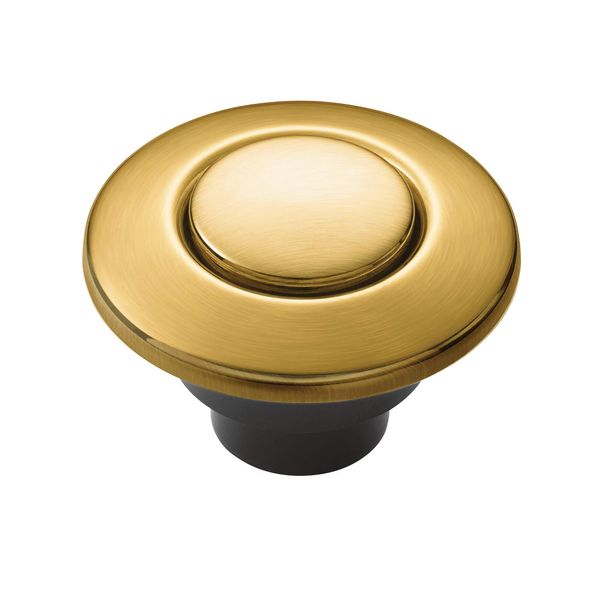 Moen Garbage Disposal Air Switch Coordinating Decorative Button Brushed Gold, AS-4201-BG