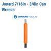 Jonard M-216C/EX Hex Outer Socket Can Wrench with Ergonomic 1" Diameter Handle, 