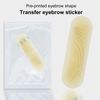 Guapa Individually Packed Transfer Eyebrow Stencils – Easy Mapping for Microblading & Permanent Makeup Machine Practice (10 pairs)