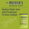 Mrs. Meyer's Clean Day Dryer Sheets, 80 Count (Lemon Verbena, Pack - 1)