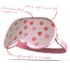 SMUG Satin Sleep Mask & Eye Mask | Deep Dream Sleep Masks for Women & Men | Soft Sleeping Eye Mask to Nourish Skin, & Reduce Dark Circles | Eye Sleep Mask to Block Out Light | Peachy