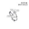 925 Sterling Silver Ring Keep Going Ring Gifts for Women (T 1/2)