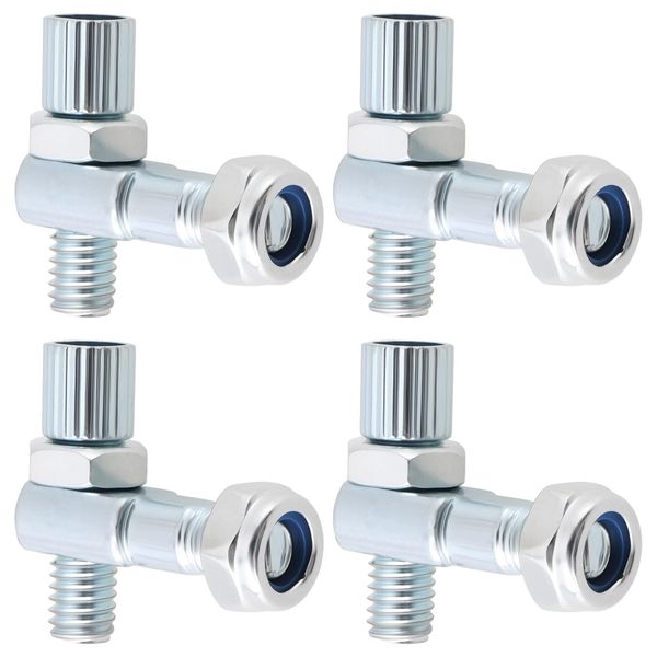 LT Easiyl 4pcs M6 Bicycle Brake Weldtite Caliper Side Pull Cable Adjuster for Road Mountain Bikes