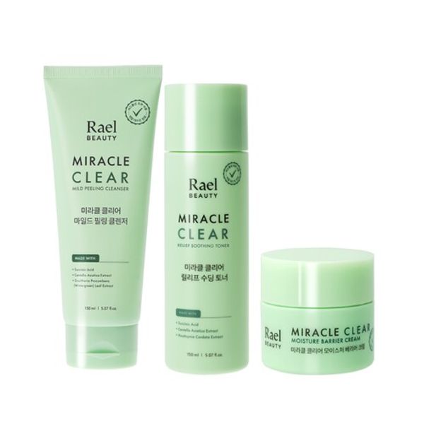 Real Rael Rael Beauty Miracle Clear 3 Set (Cleanser/Toner/Cream)